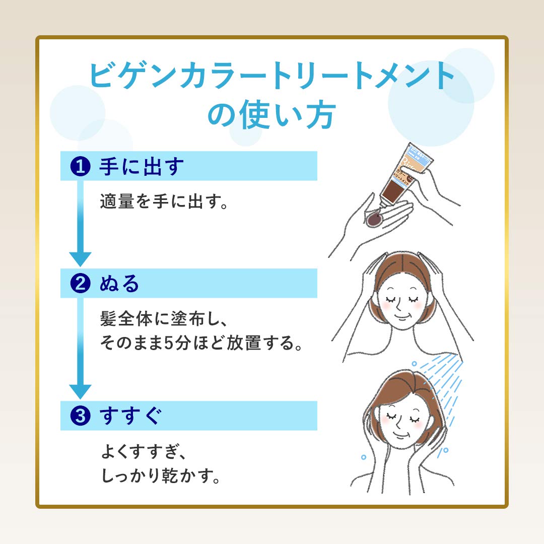 ビゲン　カラートリートメント　アッシュブラウン 容量180G ホーユー ヘアカラー・白髪用