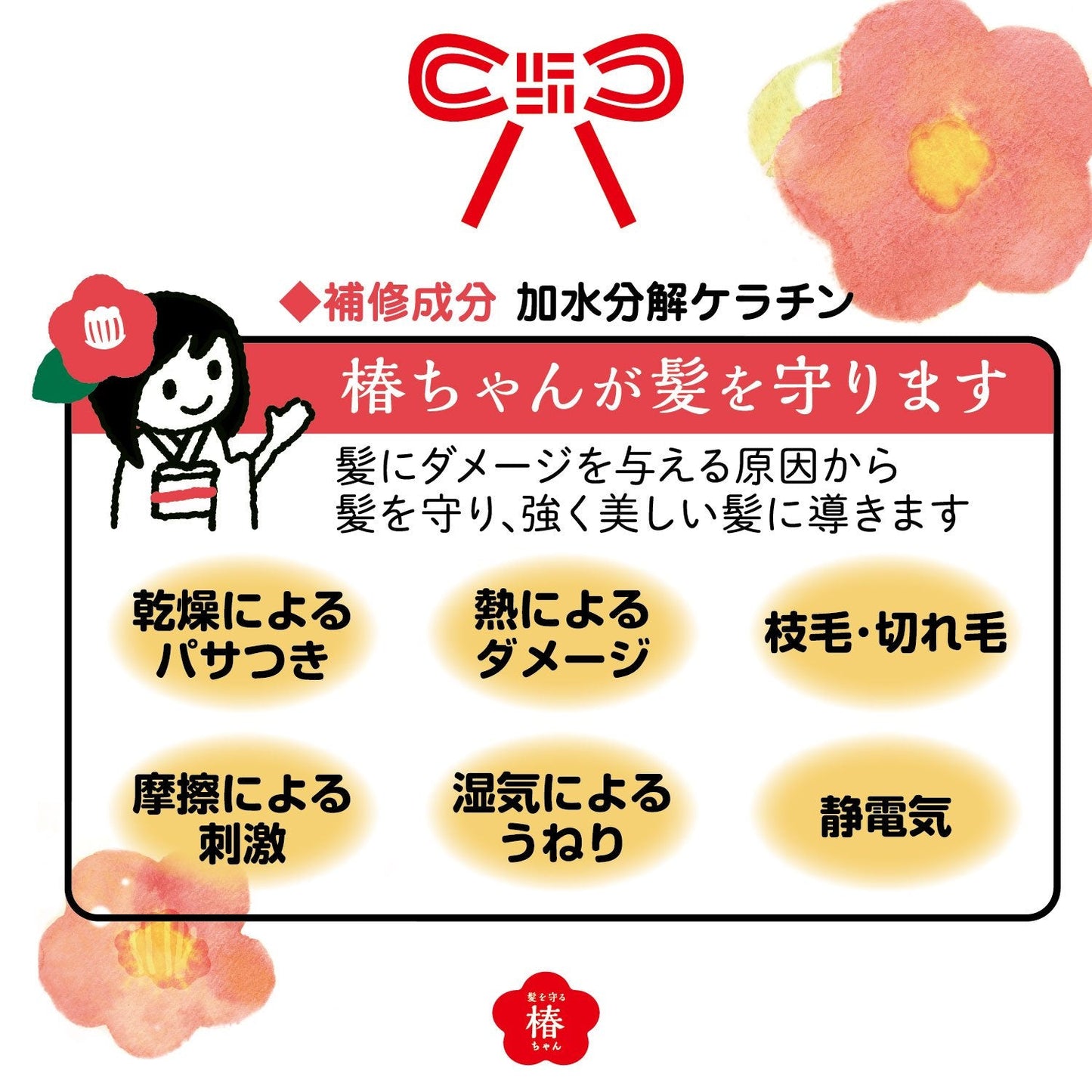 髪を守る椿ちゃん　補修ヘアミルク 容量120G 柳屋本店 スタイリング