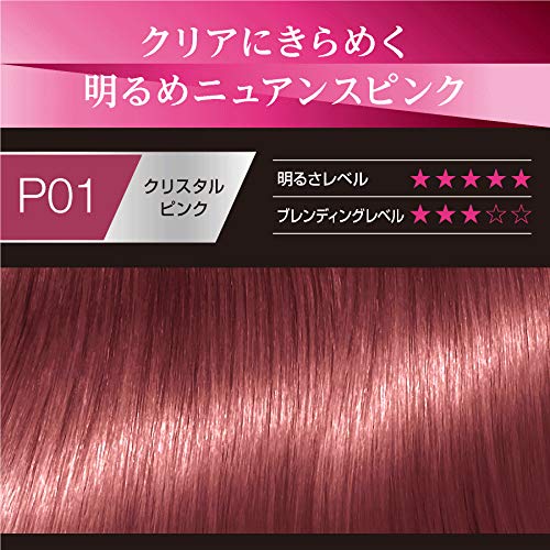 サイオス　カラージェニック　ミルキーヘアカラー　Ｐ０１　クリスタルピンク 容量1個 ヘアカラー・白髪用