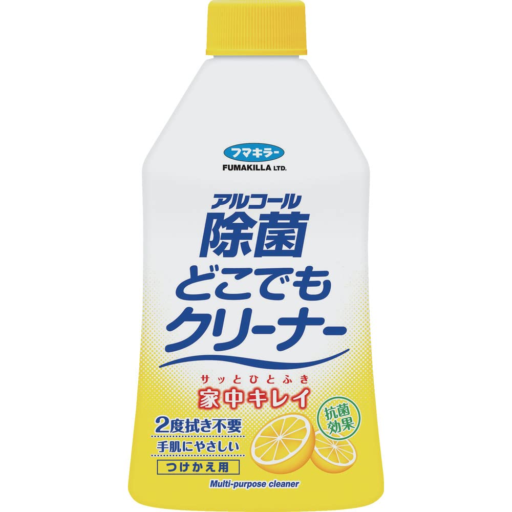 アルコール除菌どこでもクリーナー　つけかえ用 容量300ML フマキラー 食器用漂白