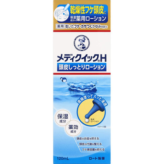 メディクイックＨ　頭皮しっとりローション　１２０ｍＬ 容量120ML ロート製薬 美容液