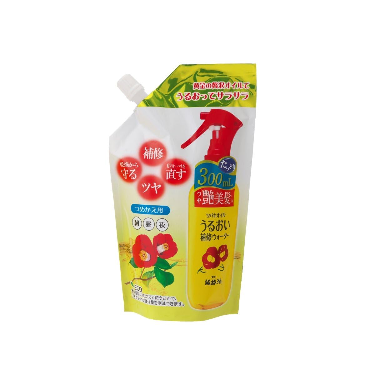 ツバキオイルうるおい補修ウォーターつめかえ用 容量300ML 黒ばら本舗 スタイリング