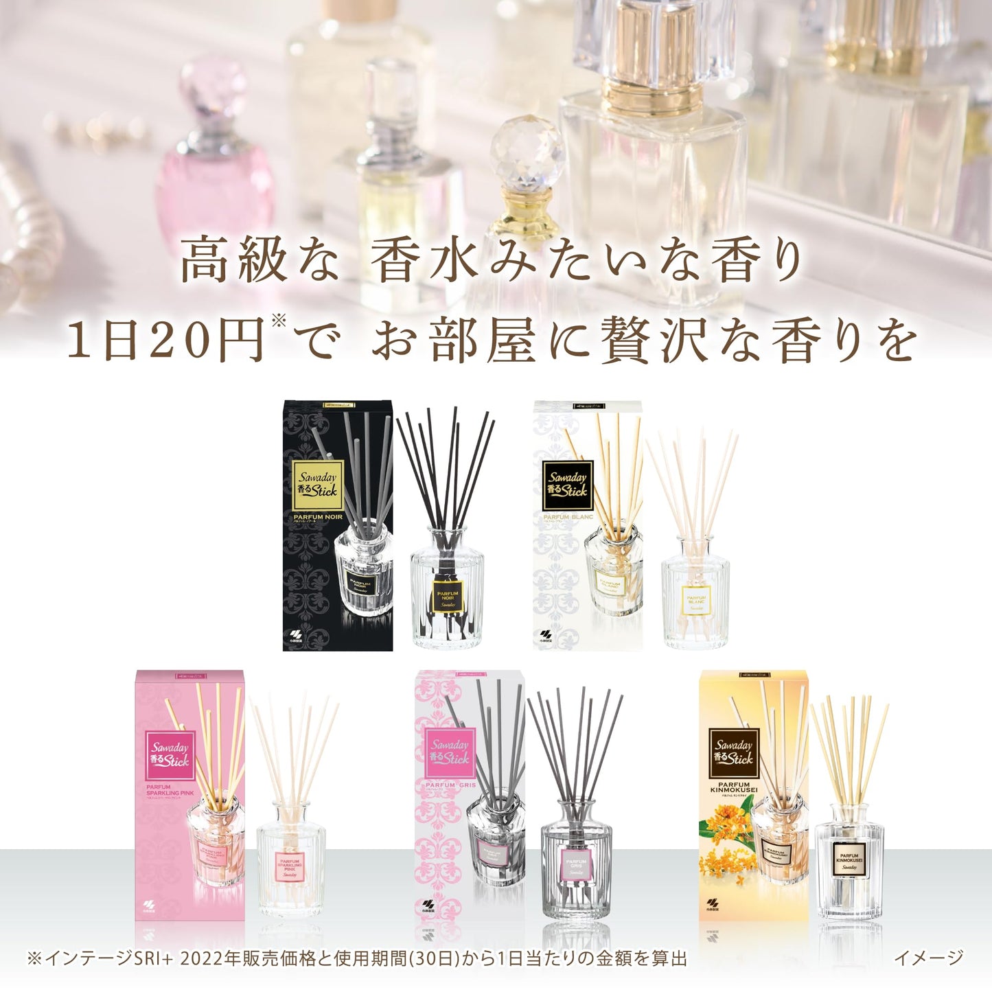 Ｓａｗａｄａｙ香るＳｔｉｃｋ　パルファムグリ　７０ｍｌ 容量70ML 小林製薬 芳香剤・部屋用