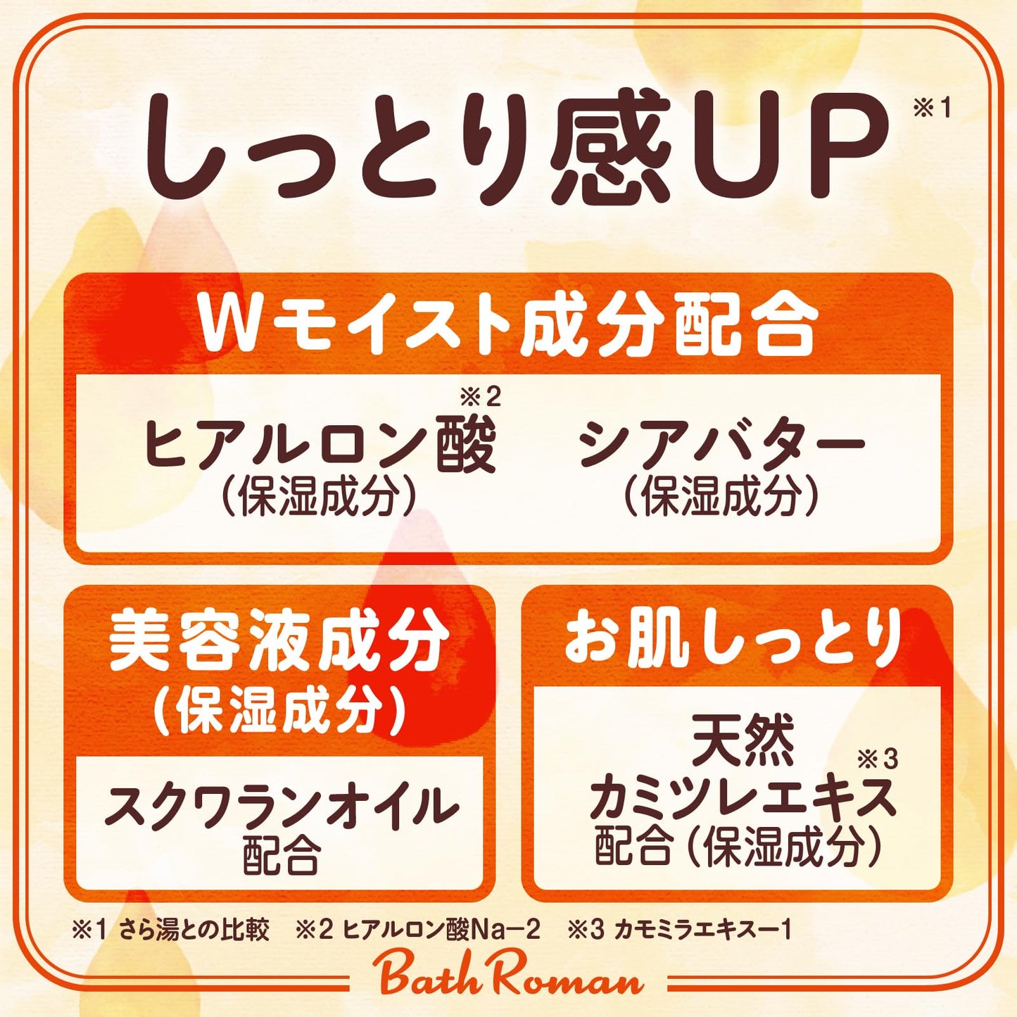 バスロマン　スキンケア　シアバター＆ヒアルロン酸 容量600G アース製薬 入浴剤