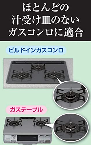 ＧａｓｍａｔＳｔｙｌｅリースブラック 容量4枚 東洋アルミ アルミ