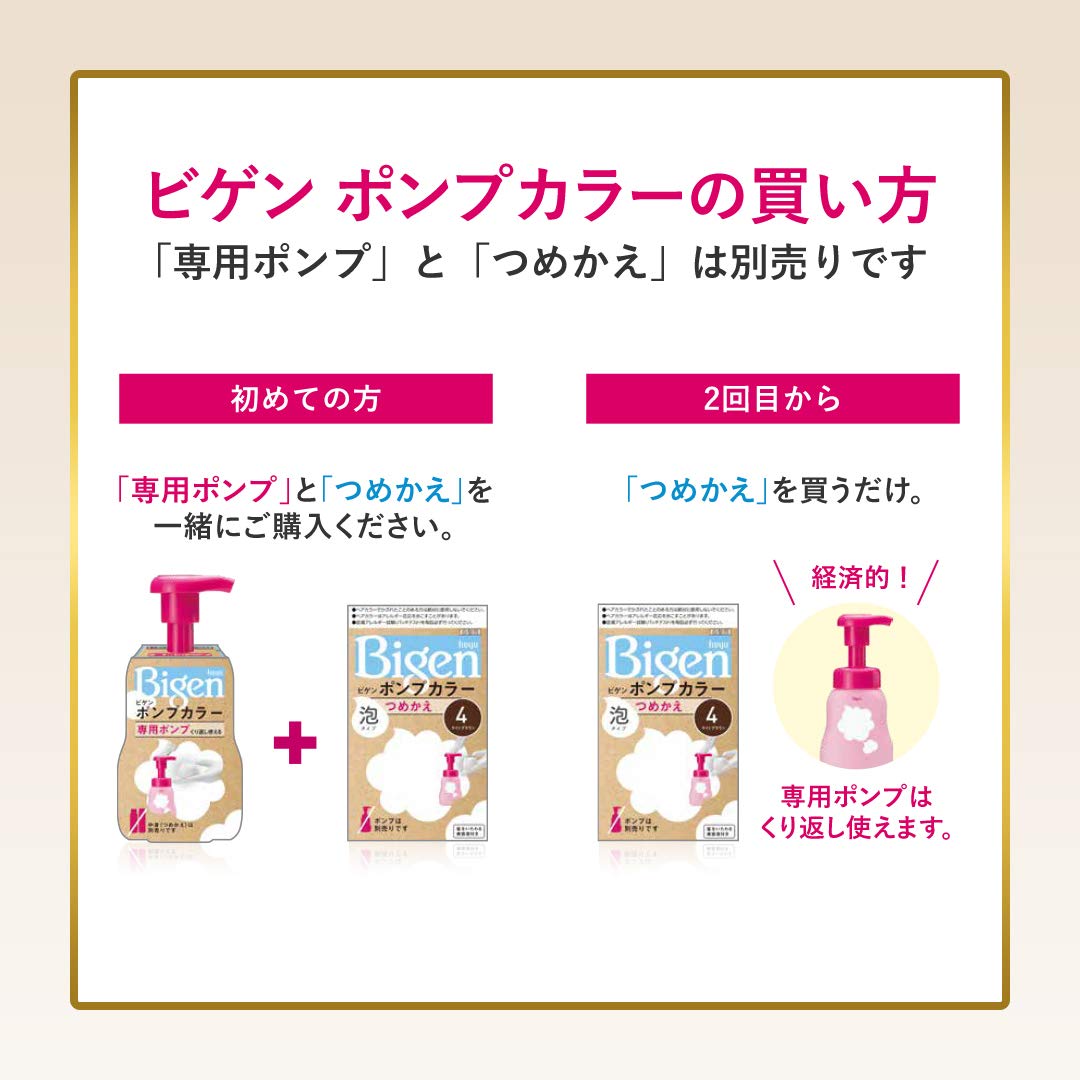 ビゲンポンプカラー　つめかえ　5NA　深いナチュラリーブラウン 容量105ML ホーユー ヘアカラー・白髪用
