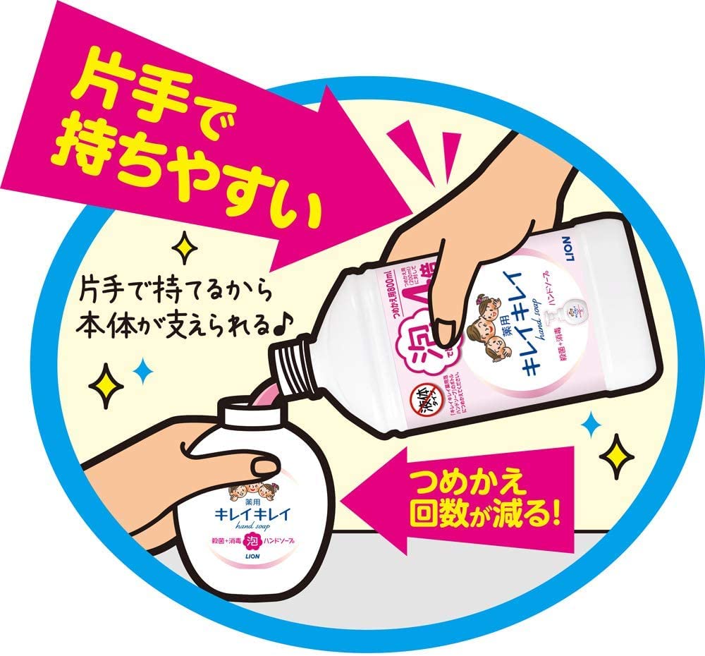 キレイキレイ　薬用泡ハンドソープ　詰替用特大サイズ　フローラルソープ 容量800ML ハンドソープ