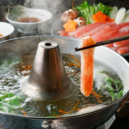 海鮮しゃぶしゃぶセット （生ずわいがに300g、たこ100g×3、生甘海老10本×2、生帆立貝柱100g×3、サーモン100g×2、昆布、たれ）