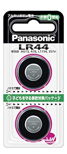 【まとめ買い】ＬＲ４４／２Ｐ　Ｎアルカリボタン電池 5点セット パナソニック 乾電池