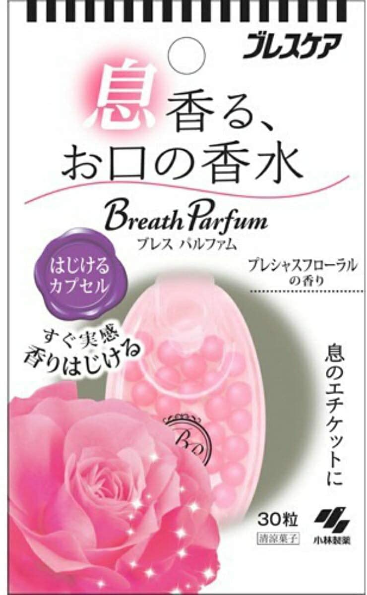 【まとめ買い】ブレスパルファム　はじけるカプセルプレシャスフローラルの香り　３０粒 容量30個×6点セット マウスウォッシュ
