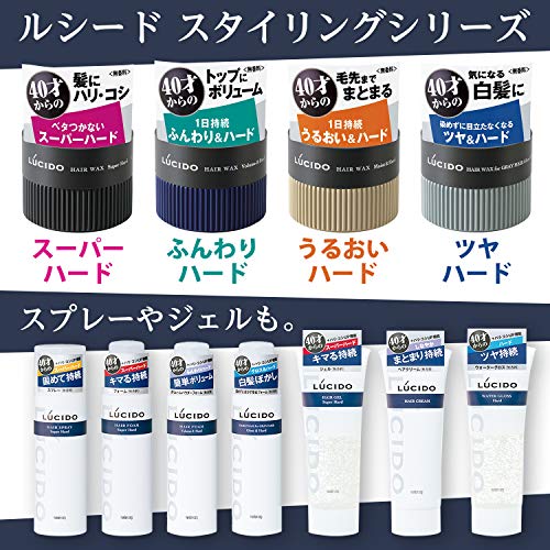 【まとめ買い】ルシード　ヘアワックス　ボリューム＆ハード 容量80G×3点セット マンダム スタイリング