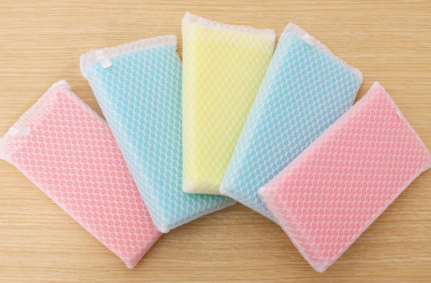 【まとめ買い】バリューチョイス　キッチンスポンジ　ネットタイプ５個入 容量5個×10点セット 小久保工業所 たわし・ふきん