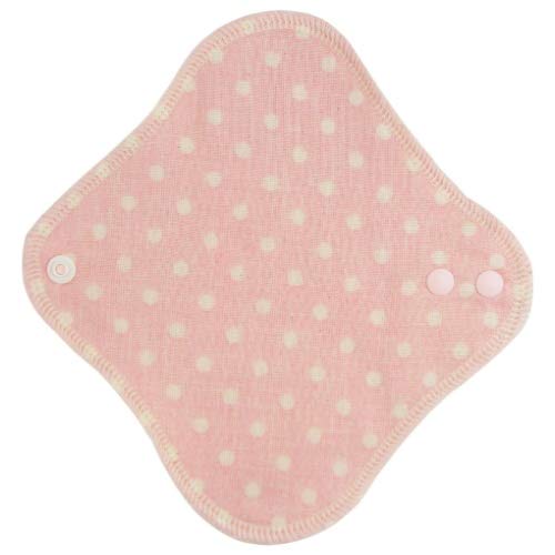 【まとめ買い】fuwako（フワコ）　幸せの布ナプキン　ライナー　Wガーゼ水玉ピンク 容量1枚×24点セット ちのしお社 生理用品