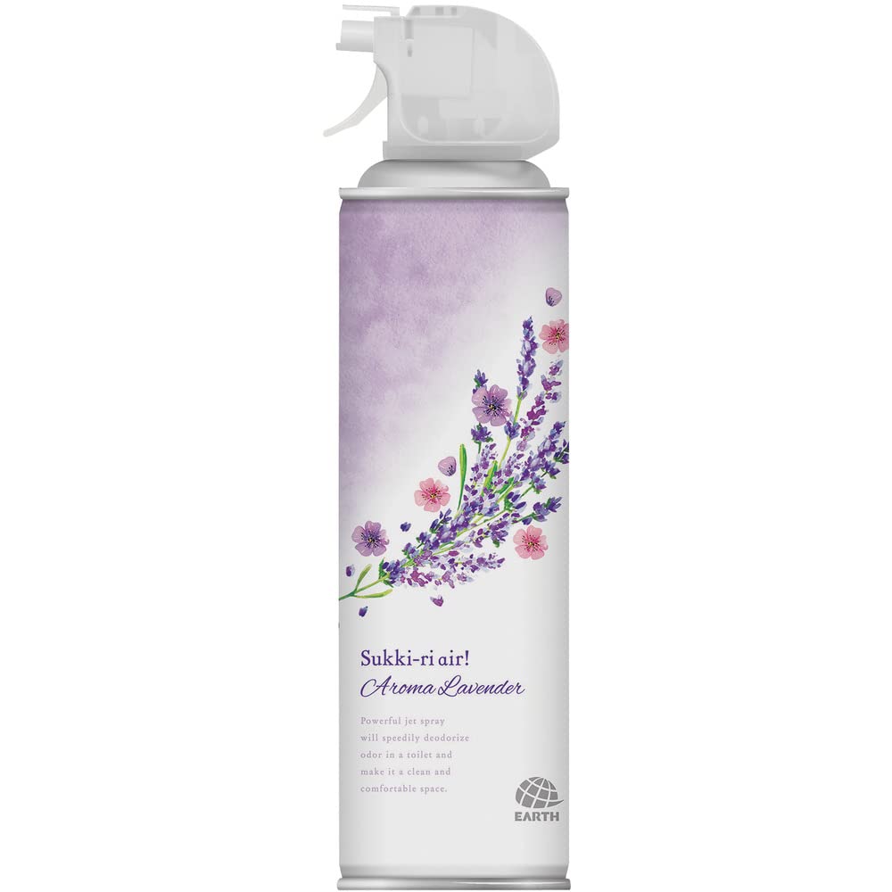 【まとめ買い】トイレのスッキーリエア！ Sukki－ri air！ アロマラベンダーの香り 容量350ML×20点セット 芳香剤・トイレ用