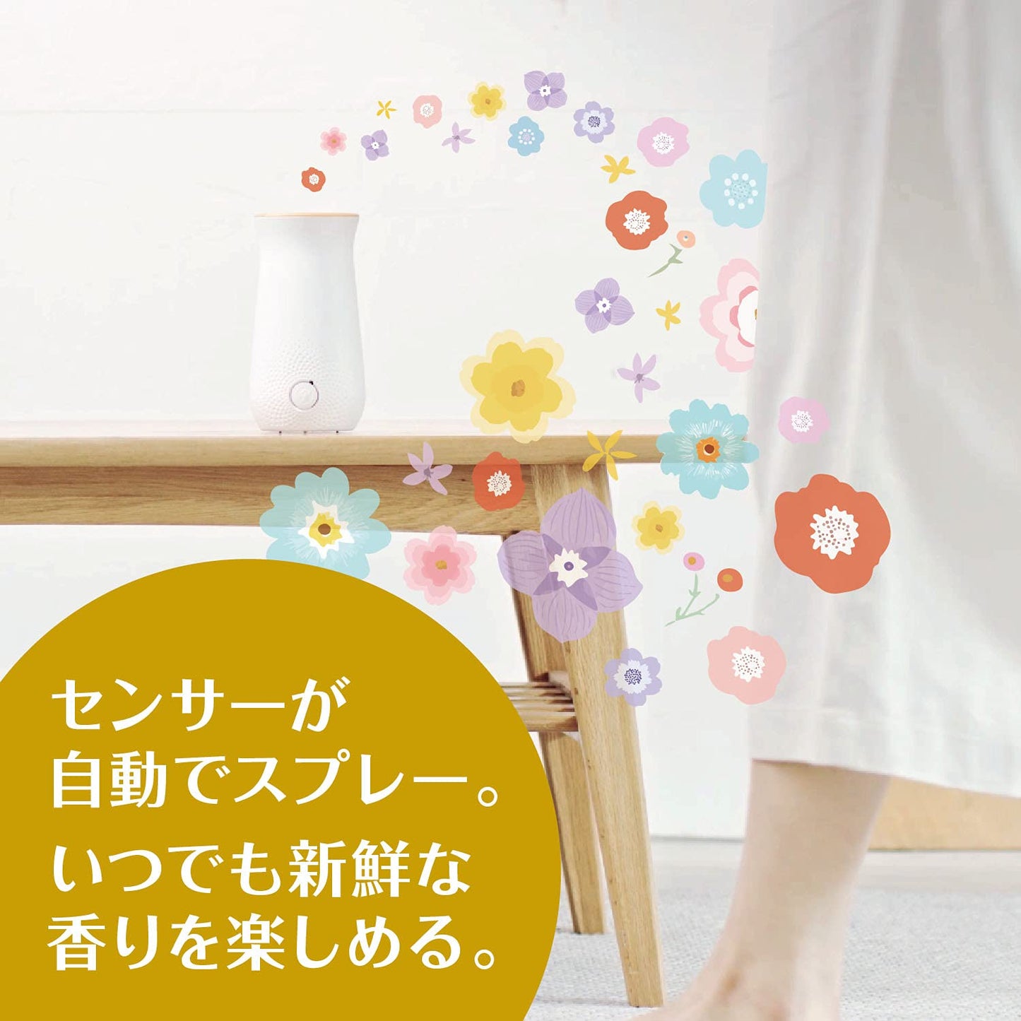 【まとめ買い】消臭センサー＆スプレー リフレッシュスプリング本体 容量18ML×6点セット ジョンソン 芳香剤・部屋用