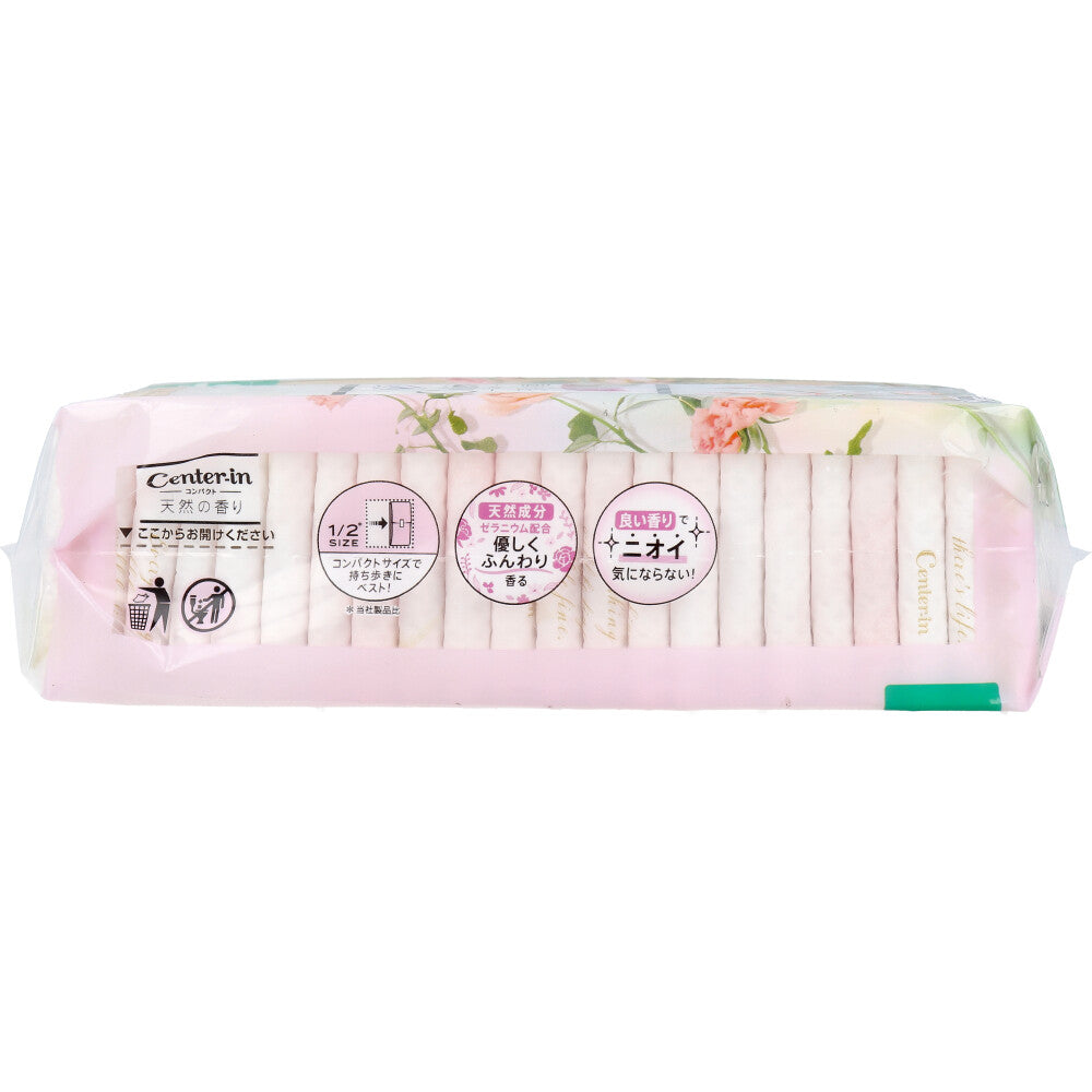 【まとめ買い】センターインコンパクト1/2フローラル多い昼用22枚 容量22枚×18点セット 生理用品