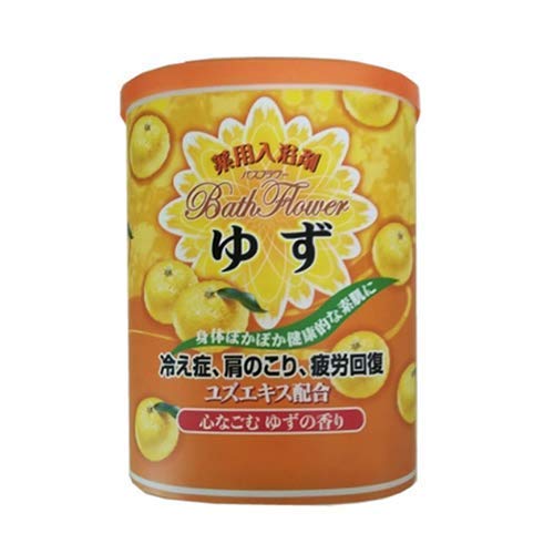 【まとめ買い】バスフラワー ゆず 容量680G×18点セット ヘルス 入浴剤