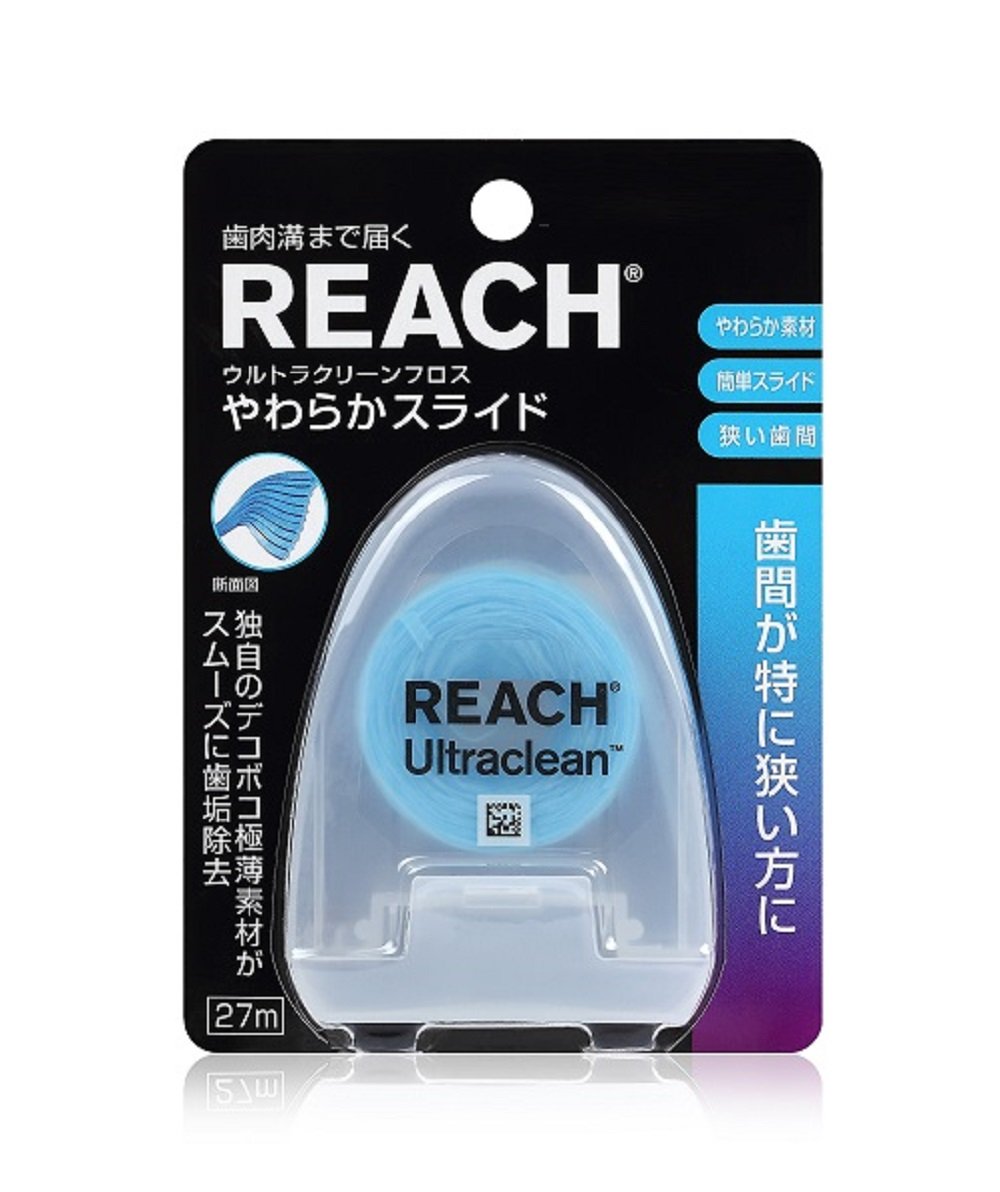【まとめ買い】リーチウルトラクリーンフロスやわらかスライド２７ｍ 容量27M×12点セット 銀座ステファニー フロス・歯間ブラシ