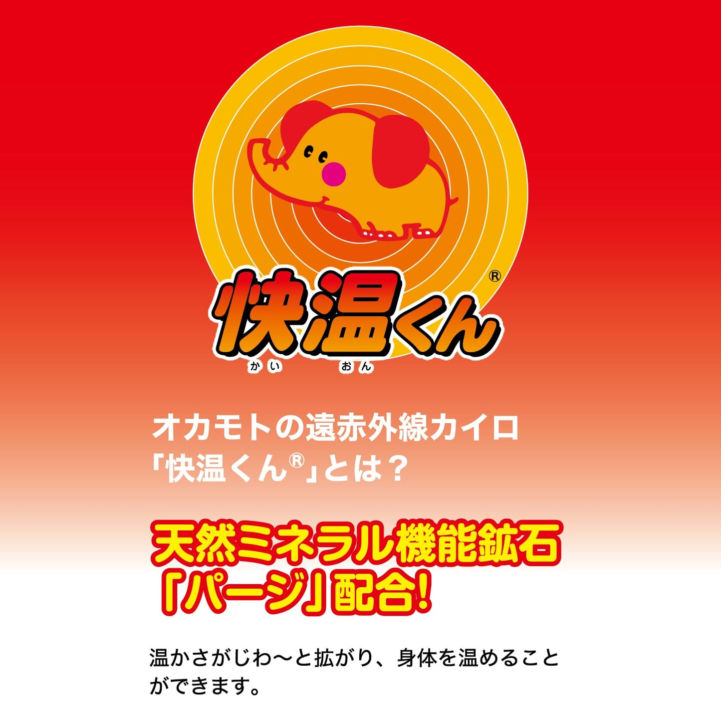 【まとめ買い】はらない快温くんレギュラー３０コ入 容量30個×8点セット オカモト カイロ