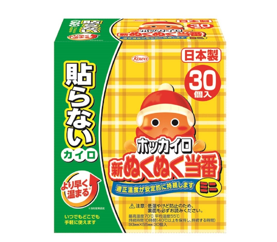 【まとめ買い】新ぬくぬく当番貼らないミニ３０個 容量30個×16点セット 興和 カイロ