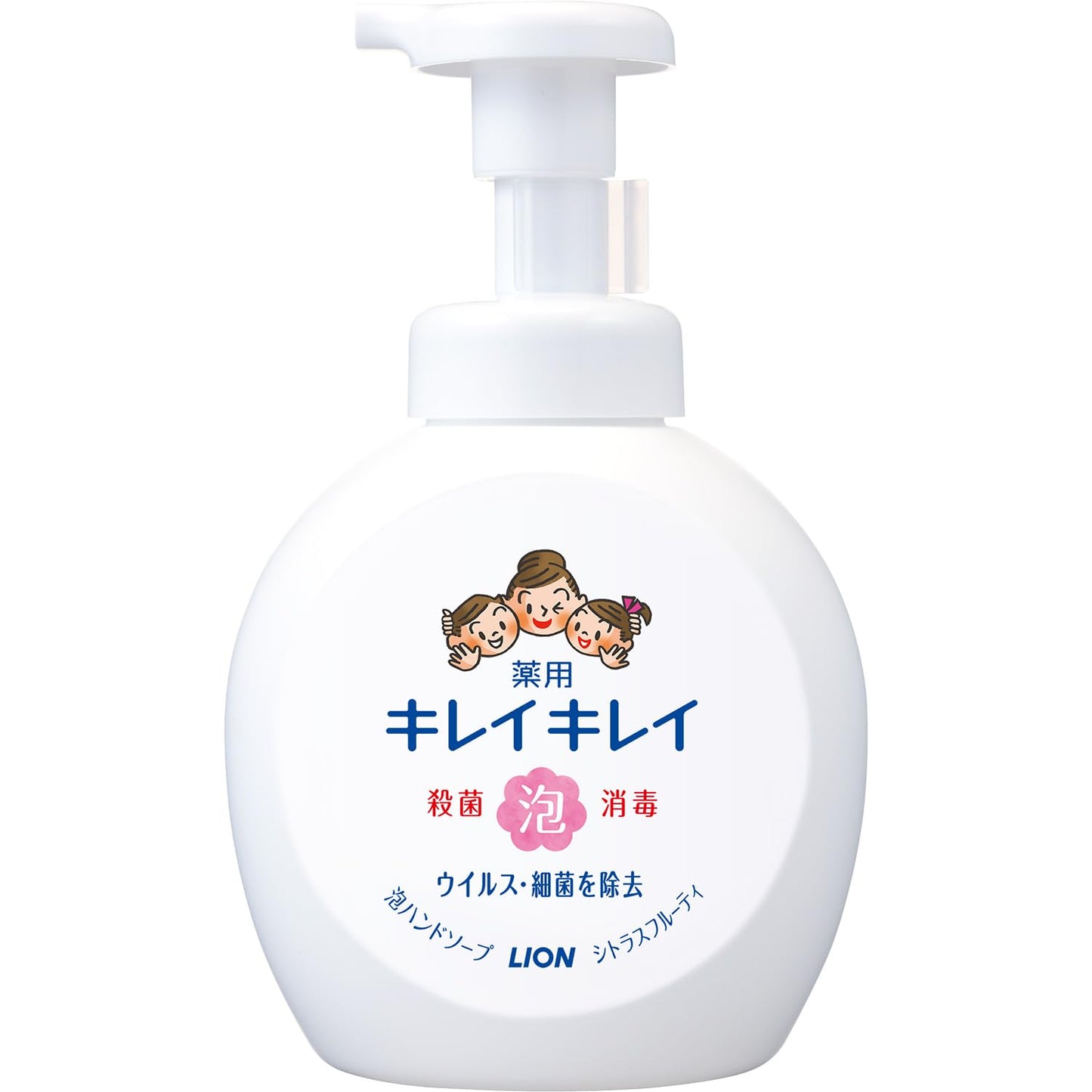 【まとめ買い】キレイキレイ薬用泡ハンドソープ　本体大型サイズ　シトラスフルーティの香り 容量500ML×12点セット ハンドソープ