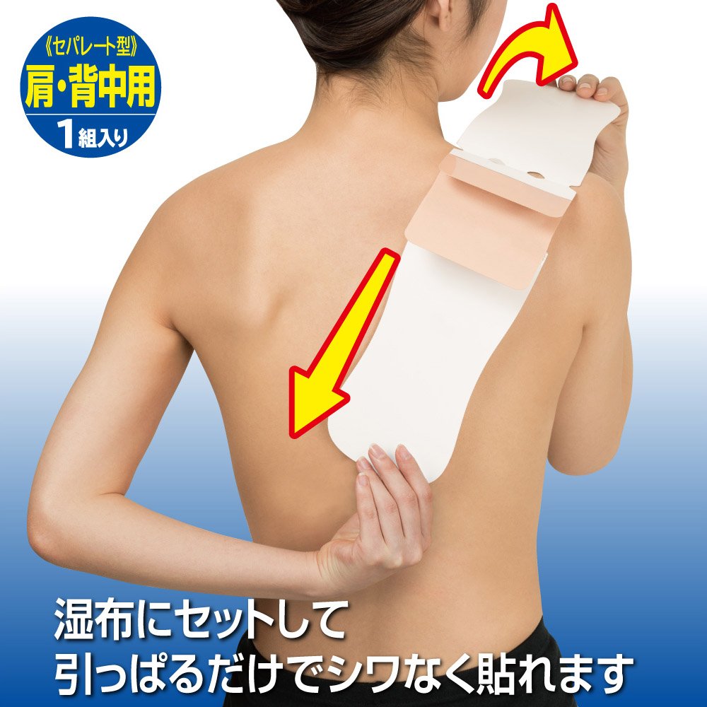 【まとめ買い】ビタット貼レルヤ　セパレート型容量1枚×10点セット肩用・湿布１００枚分 ビタットジャパン 衛生用品