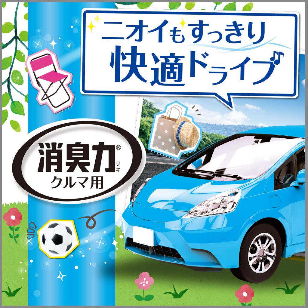 【まとめ買い】クルマの消臭力　クリップタイプ　ホワイトムスク 容量1個×24点セット エステー 芳香剤・車用