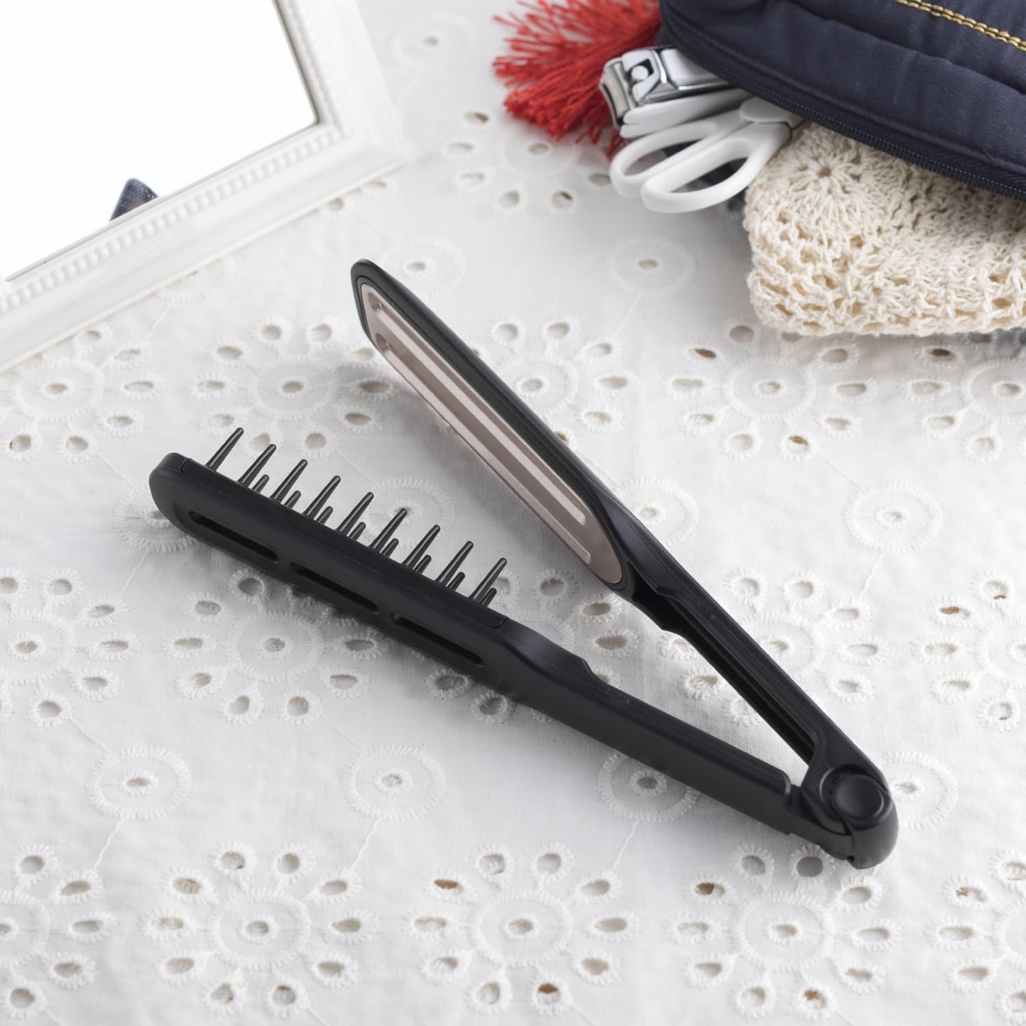 【まとめ買い】ＫＱ３１２５ストレートブローブラシ 容量1本×6点セット 貝印 ブラシ