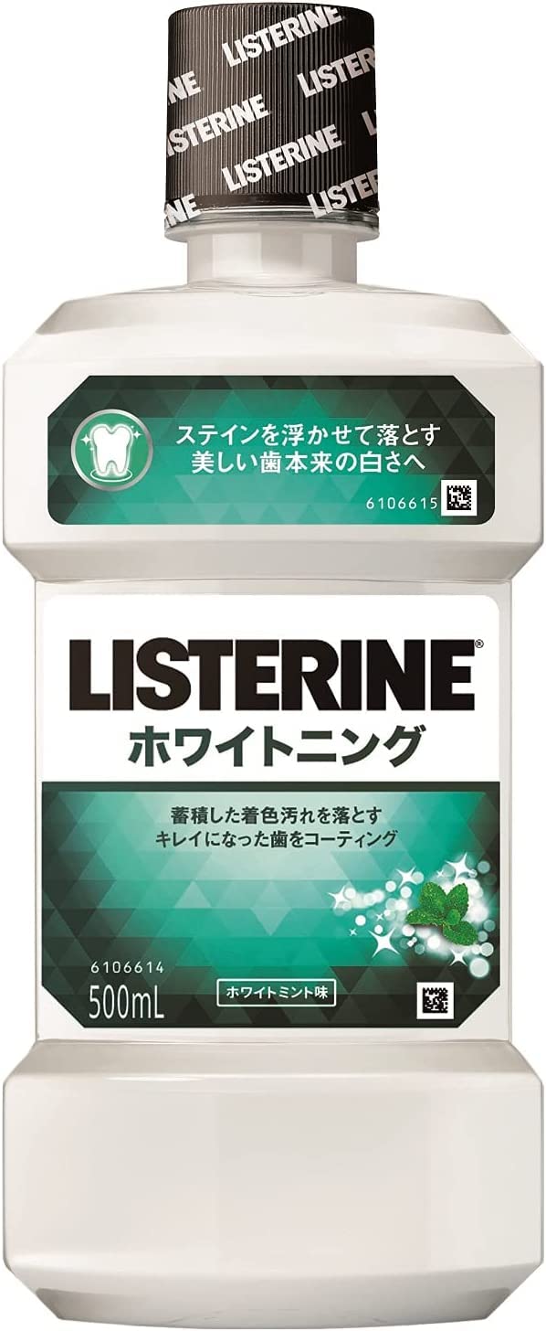 【まとめ買い】薬用リステリン　ホワイトニング　５００ＭＬ 容量500ML×12点セット ジョンソン＆ジョンソン マウスウォッシュ
