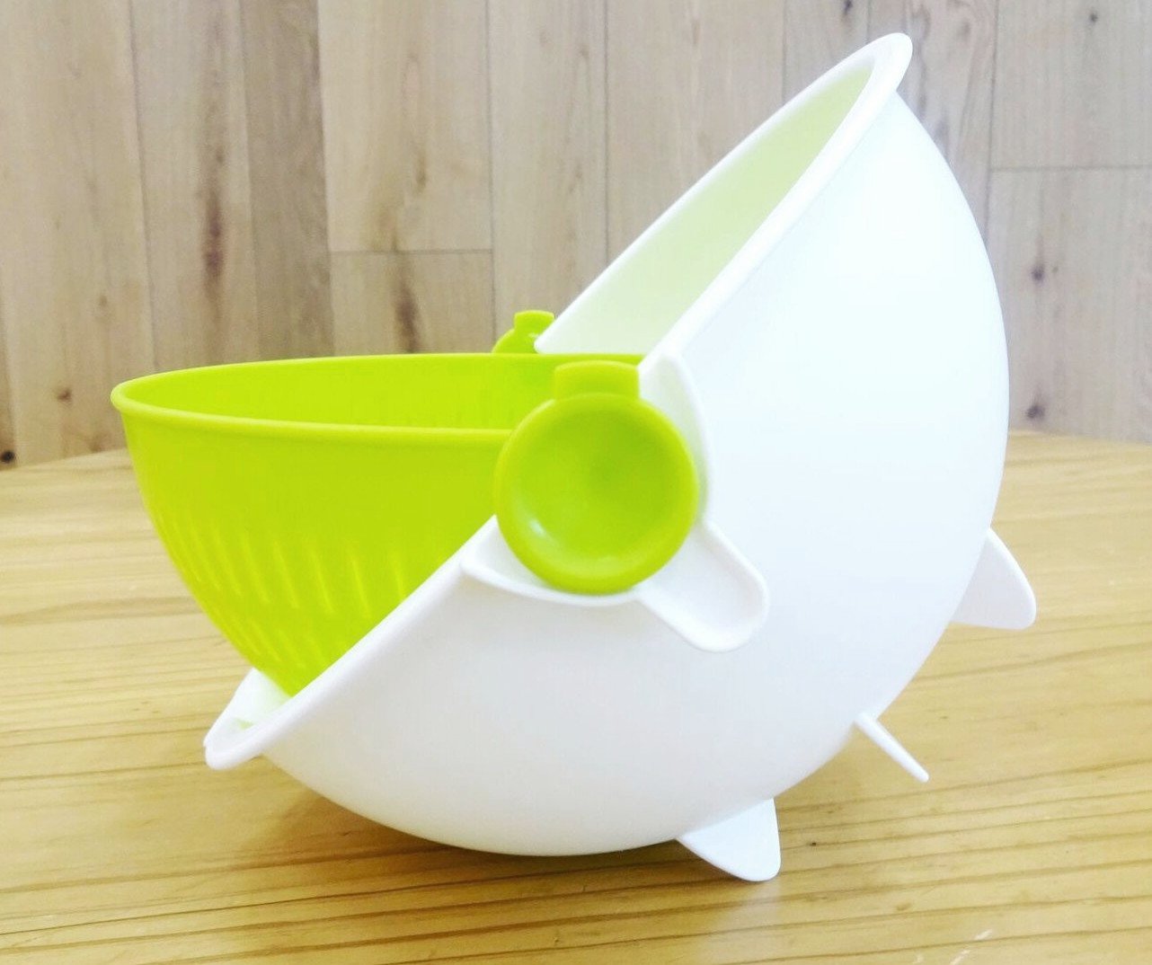 【まとめ買い】スピンホイール　コランダー　スモール（グリーン） 容量1個×5点セット 小久保工業所 台所用品