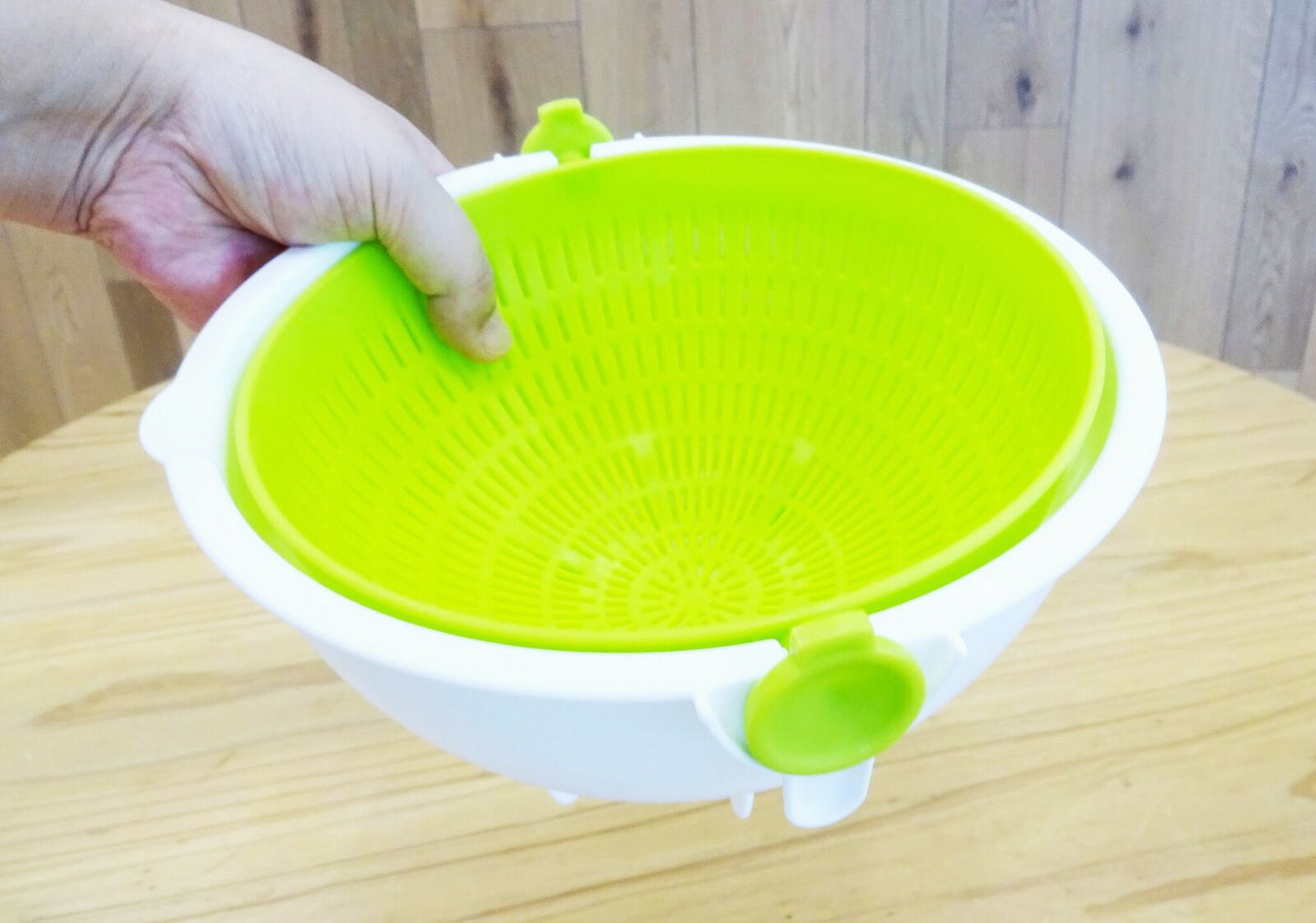 【まとめ買い】スピンホイール　コランダー　スモール（グリーン） 容量1個×5点セット 小久保工業所 台所用品