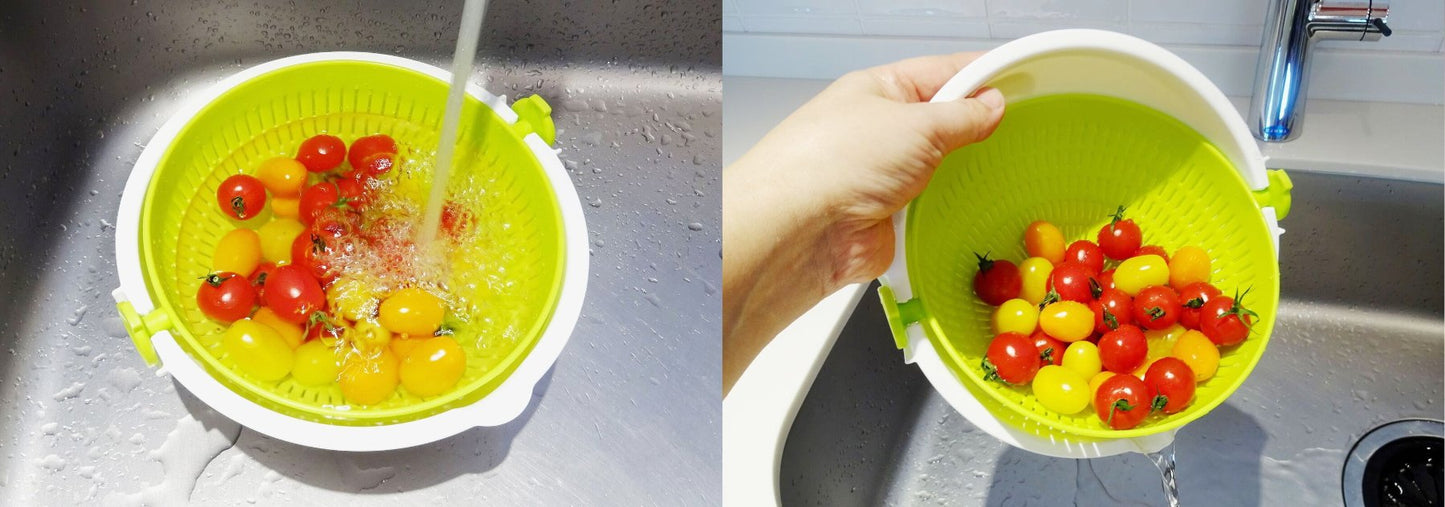 【まとめ買い】スピンホイール　コランダー　スモール（グリーン） 容量1個×5点セット 小久保工業所 台所用品