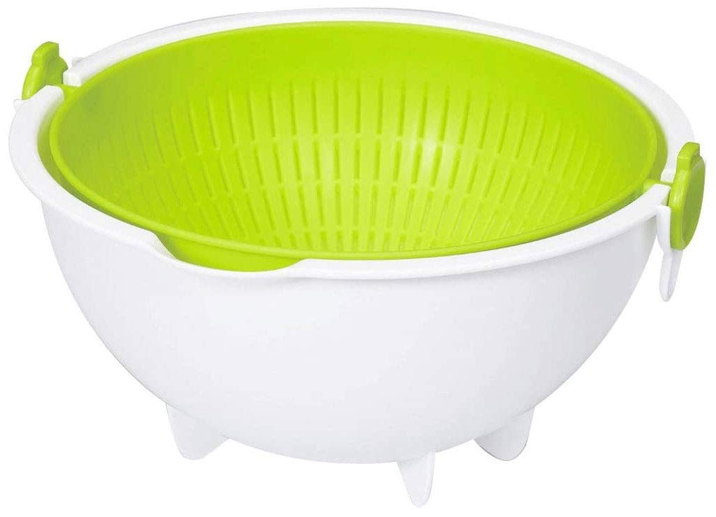 【まとめ買い】スピンホイール　コランダー　ラージ（グリーン） 容量1個×5点セット 小久保工業所 台所用品