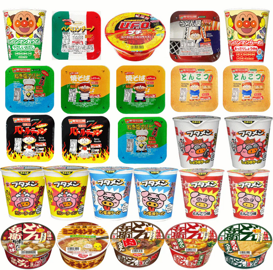 【SDGs】【4+8+10】 おやつ感覚のミニカップ麺22個セット 日清食品どん兵衛 アンパンマン しんちゃんラーメン ブタメン