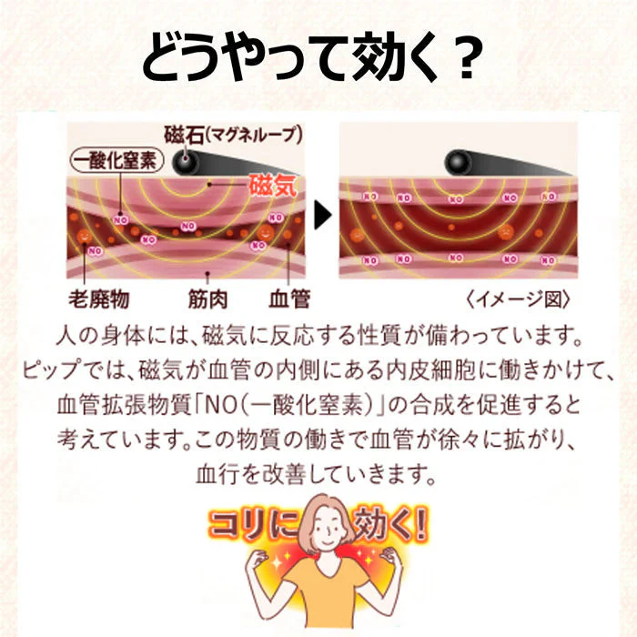 マグネループ認定販売店 ピップ【マグネループ MAX （ブラック：50cm）】200mT