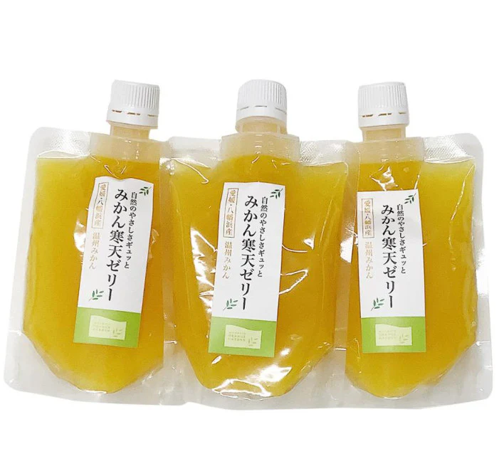 《無添加》愛媛県みかんゼリー【温州みかん】　150g×6個