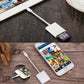 iPhone用SDカードリーダー lightning⇔SDアダプタ ケーブル iPad Lightningライトニング専用 アイパッド データ転送 バックアップ 写真 映像 ファイル 保存移動
