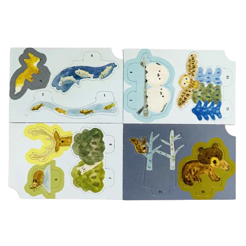 【北海道限定】き花 プティモ【北海道ジオラマ ホワイト(6枚入)×1箱】壺屋総本店 北海道 お土産 アーモンド ガレット き花 チョコ 焼き菓子