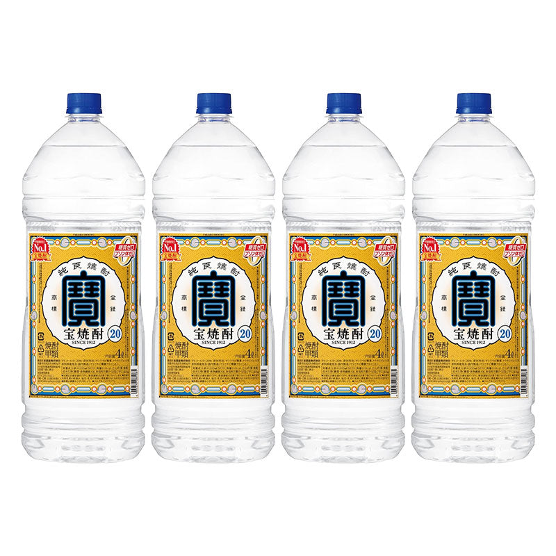 宝酒造 宝焼酎 20度 4000ml 4L×4本/1ケース