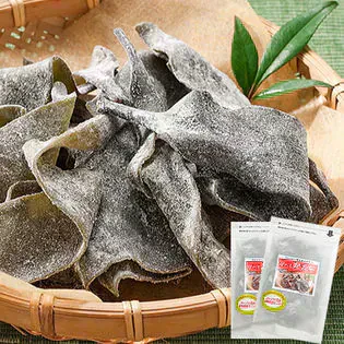 【2袋】「食べる根昆布」北海道産・天然根昆布使用／100日間の氷温保存で長期熟成☆醸造酢のチカラで柔らかくマイルドに◎栄養が凝縮！「根昆布」