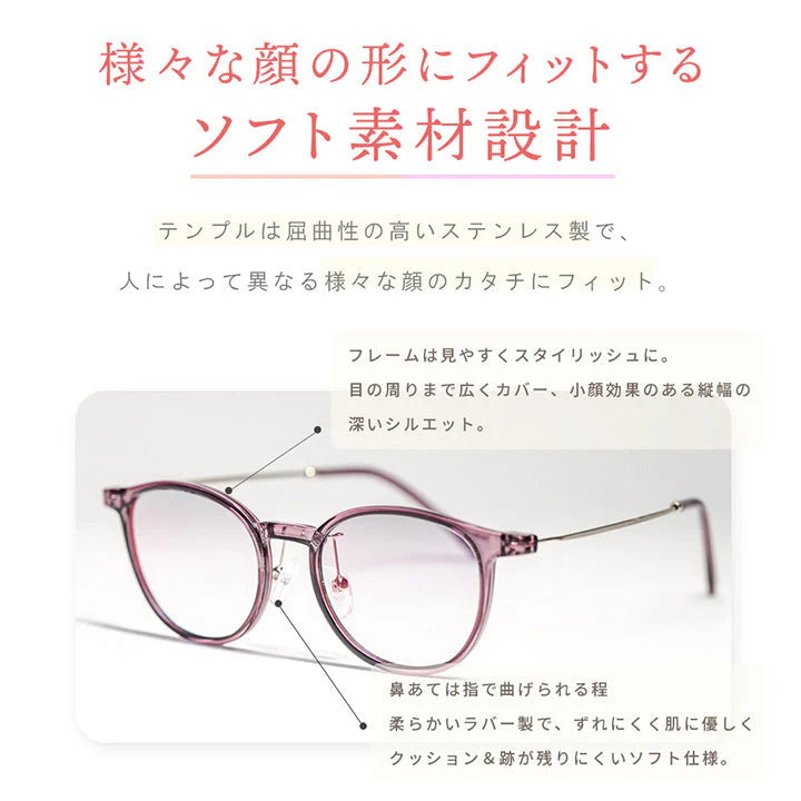 【お取り寄せ】東海光学トリプルーペ  フォーマル(グレー) triploupe ルーペ 眼鏡 メガネ 拡大鏡 東海光学 ブルーライトカット uvカット 近赤外線カット サングラス カラーレンズ レディース