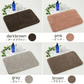 【グレー 40×60cm】バスマット 足ふきマット 極細繊維 トイレマット お風呂 マット 玄関マット 速乾 抗菌 防臭 エステ バスマット かわいい 珪藻土より 衛生的 快適 ふわふわ おしゃれ 40*60 50*80 送料無料 選べる 大判