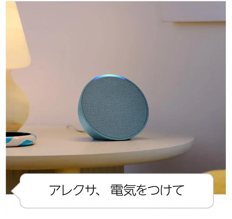Echo Pop エコーポップ コンパクトスマートスピーカー チャコール
