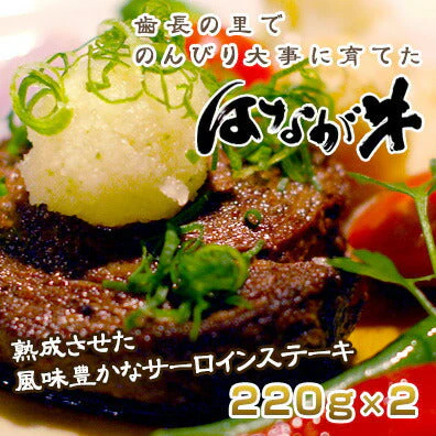 愛媛県特産品 はなが牛 サーロインステーキ2枚 （約200g×2枚）
