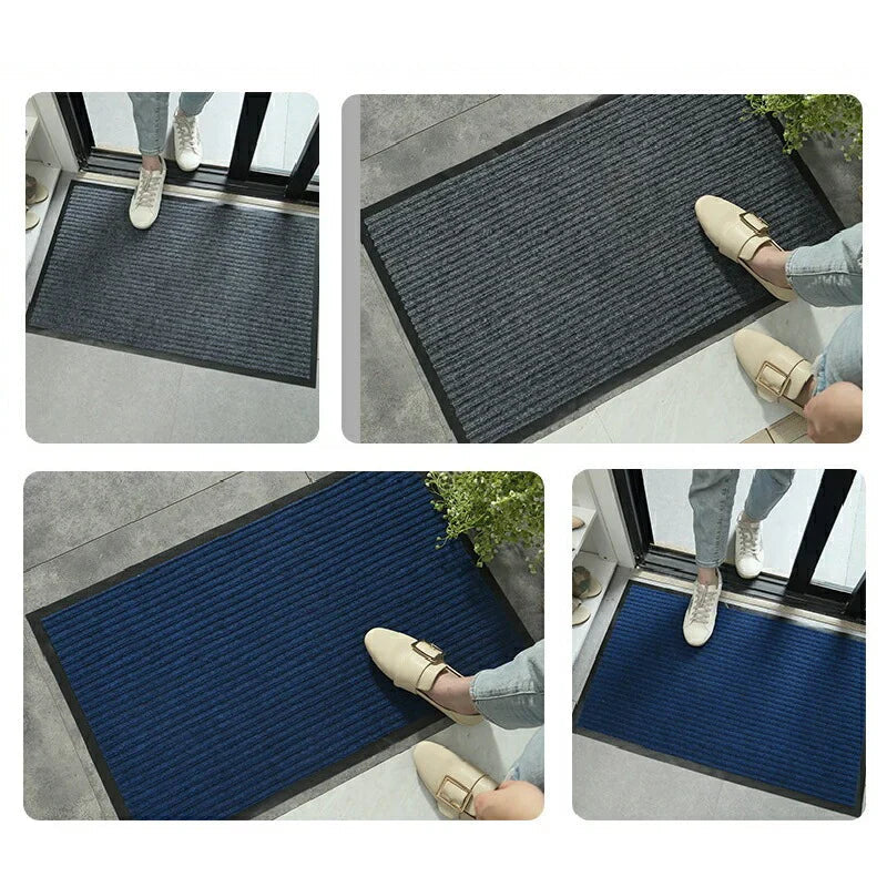 【グレー 40×60cm】玄関マット 屋外 室内 おしゃれ 北欧 泥落とし 洗える かわいい 風水 大判 40×60cm 50×80cm 60×90cm 80×120cm 120×150cm 無地 滑り止め 業務用 丸洗い 水洗い ドアマット 店舗 飲食店 オフィス 事務所