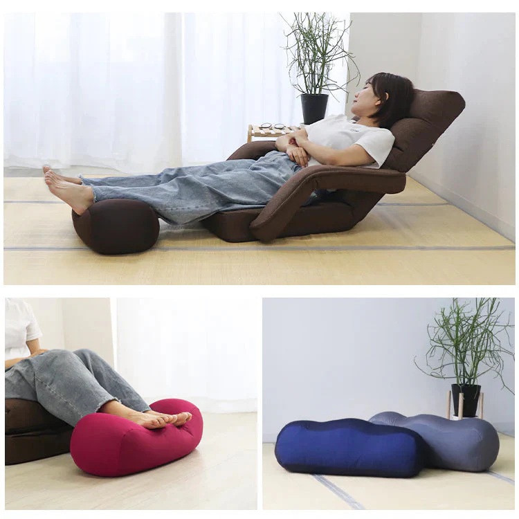 【スモーキーピンク】足枕 足用枕 足用まくら クッション 足上げ 枕 まくら 女性 男性 足 を 上げる あしまくら おすすめ 癒やし グッズ 健康 リラックス クッション ビーズ ビーズクッション 足置き枕 乗せ 寝るとき 快眠 安眠 腰痛 足の疲れ 健康 新生活