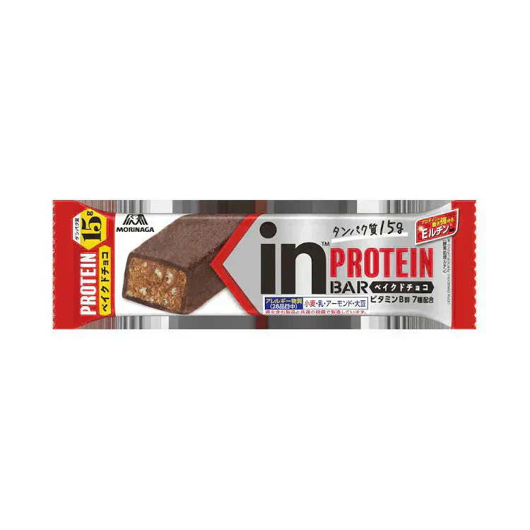 【カートアップNG】【36本】プロテインバー inバー インバー プロテイン 森永 ベイクドチョコ たんぱく質 おやつ 間食 非常食 保存食 備蓄 防災 まとめ買い 仕送り お菓子
