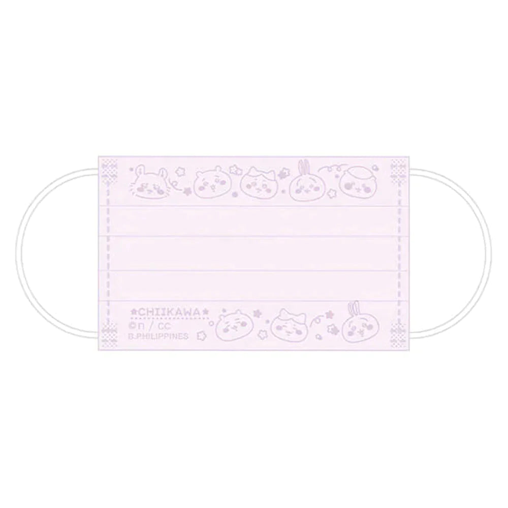 バンダイ ちいかわ キャラマスク大容量 プリーツタイプ 3色X各10枚 こども向けサイズ 30枚入り X4箱
