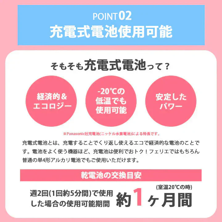 フェリエ シルバー フェイス用 送料無料 フェイスシェーバー 眉毛 シェーバー パナソニック ES-WF41 ES-WF41-S ES-WF41-P ES-WF41-RP