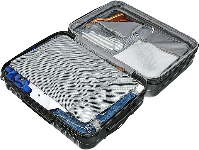 Amazonベーシック 訳あり スーツケース 69L プレミアムハード TSAロック内蔵 26インチ(68センチ) グレー